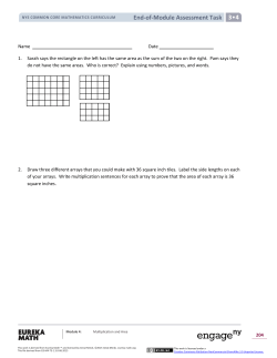 End-of-Module Assessment
