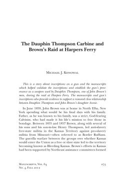 The Dauphin Thompson Carbine and Brown`s
