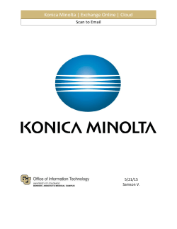 Konica Minolta | Exchange Online | Cloud