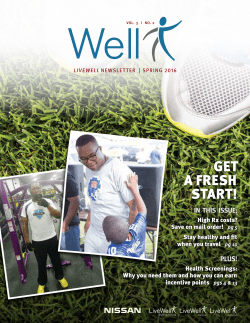 get a fresh start! - Nissan Win HR Benefits