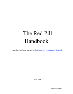 The Red Pill Handbook