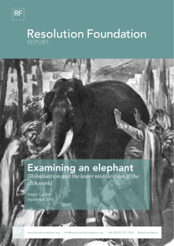 Examining an elephant - Resolution Foundation