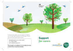 here - Healthwatch Middlesbrough