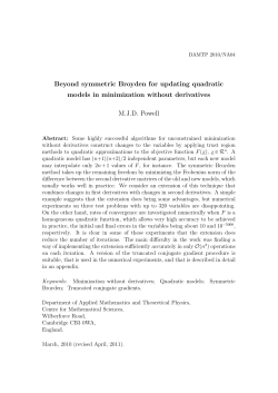 Beyond symmetric Broyden for updating quadratic models in