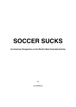 Soccer Sucks - The Steel Frog Blog