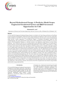 Beyond Hydrothermal Energy: A Predictive Model Scopes
