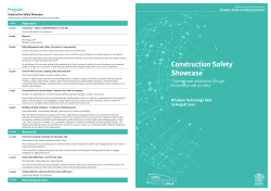 Construction safety showcase program
