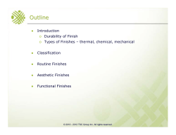 iTextiles - a finishing 1