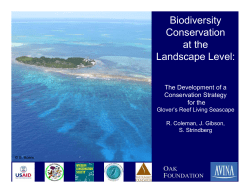 Biodiversity Conservation at the Landscape Level: