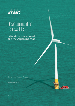 Las energ&iacute;as renovables y su impacto en Am&eacute;rica Latina