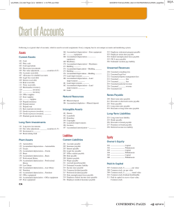 Chart of Accounts