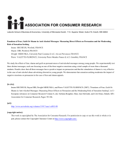 Emotions of Fear, Guilt Or Shame in Anti