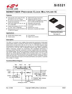 Si5321 - Silicon Labs