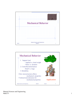 Mechanical Properties