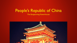 China as a Global Power