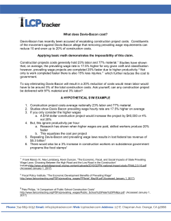 Take a look at a 1 million dollar example Davis-Bacon