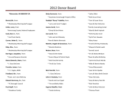 Donor Board - armstronglibraries.org
