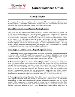 Career Services Office - Chicago-Kent