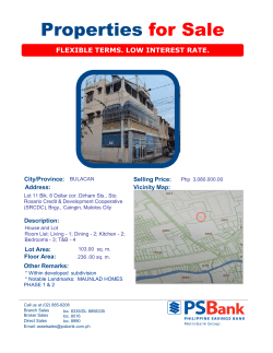 Lot 11 Blk. 6 Dollar cor. Dirham Sts., Sto. Rosario Credit