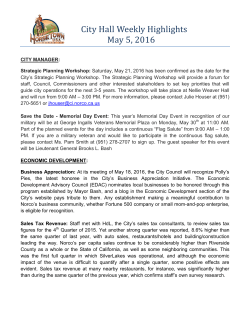 May 5, 2016 - City of Norco