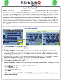 How to Play Powerball