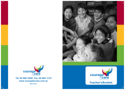 Teacher`s Booklet