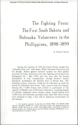 The Fighting Firsts: The First South Dakota and Nebraska