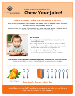 Chew Your Juice!