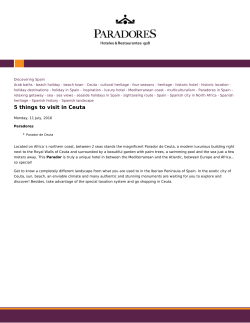 Paradores de Turismo - 5 things to visit in Ceuta