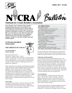 April 2017 - National Ice Cream Retailers Association