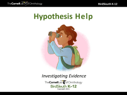 Hypothesis Help