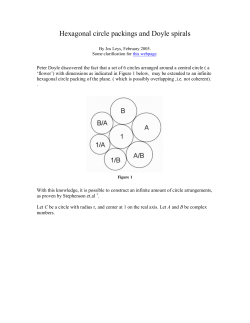 Hexagonal circle packings