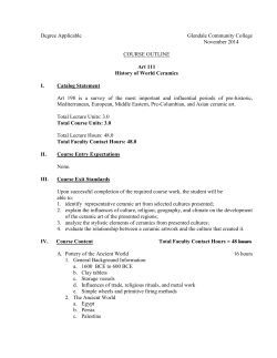 ART 111 Rev Nov 2014 - Glendale Community College
