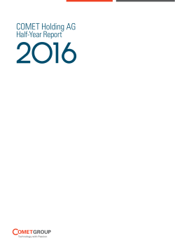 Half Year Report 2016