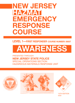 NJSP-HM Awareness Student Manual PDF