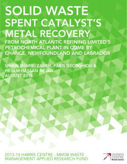 solid waste - Memorial University