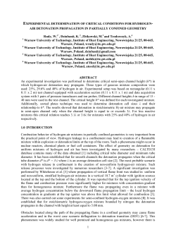 1 EXPERIMENTAL DETERMINATION OF
