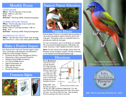 Felts Audubon Preserve - Manatee County Audubon Society