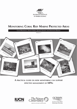 Monitoring Coral Reef Marine Protected Areas - Version 1