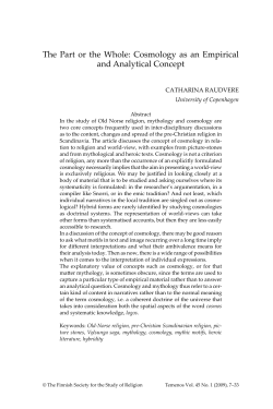 The Part or the Whole: Cosmology as an Empirical and