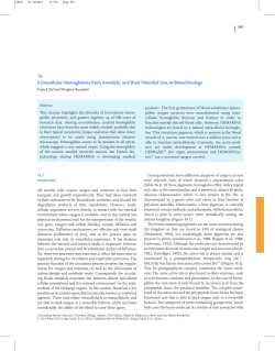 Extracellular Hemoglobins from Annelids