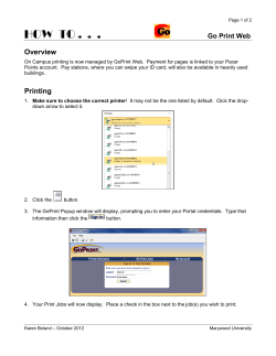 GoPrint - Marywood University
