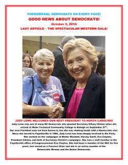 good news about democrats! - Carteret County Democratic Party