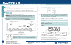 Quickstart: SWAMP(I)E-8