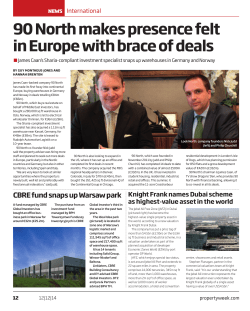 90 North makes presence felt in Europe with brace of deals