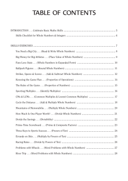 table of contents - Hawker Brownlow Education