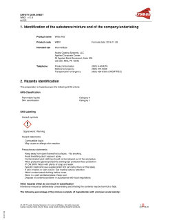 1. Identification of the substance/mixture and of the company