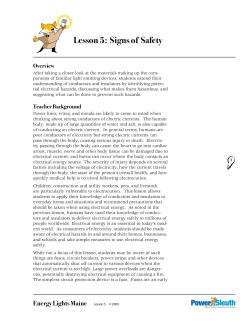 Lesson 5: Signs of Safety