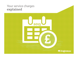 Your service charges explained