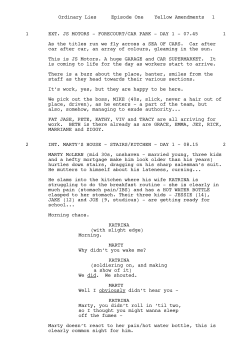 ORDINARY LIES - EP 1 yellow amendments 09.10 Script